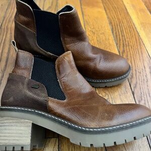 Brown leather boots, Blowfish women’s size 8